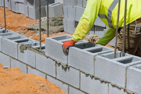 Concrete Blocks Installation in Ventura