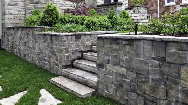 Rock Retaining Wall Renovation