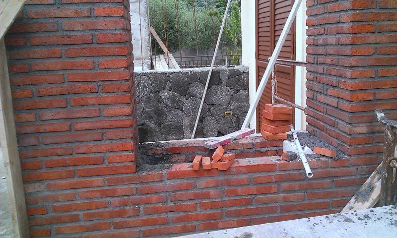 Masonry Work in Progress